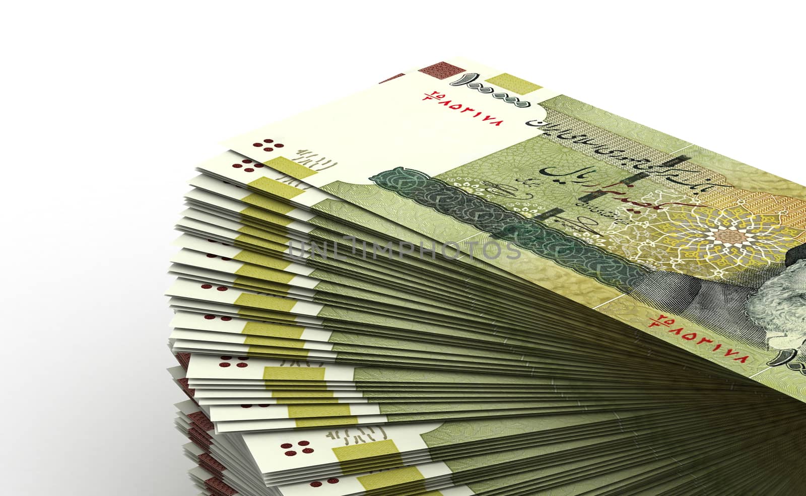 Stack of Iranian Rial