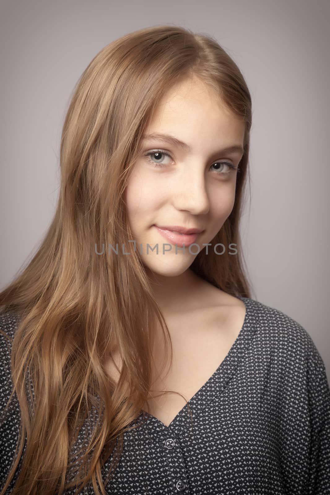 An image of a beautiful teenage girl