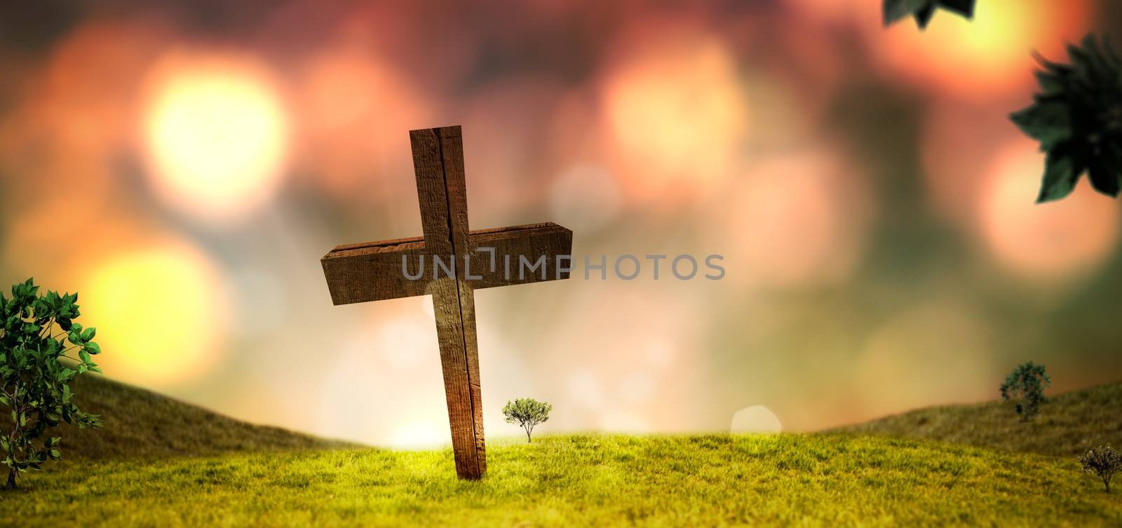 Cross against sky