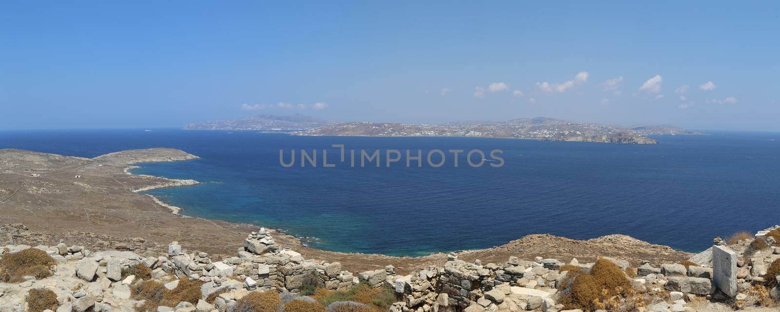 The island of Delos: an important archaeological site in Greece