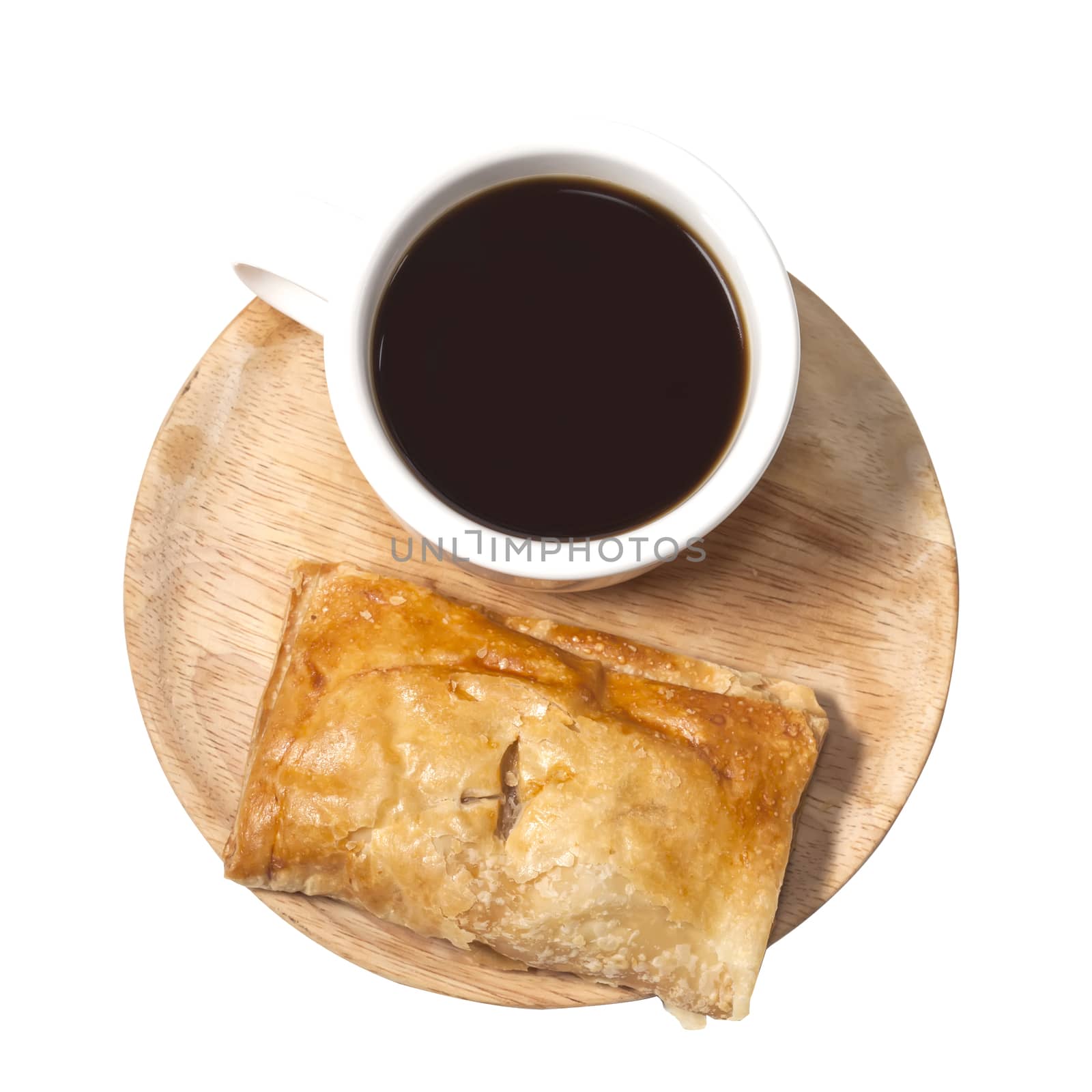 coffee and coconut puff