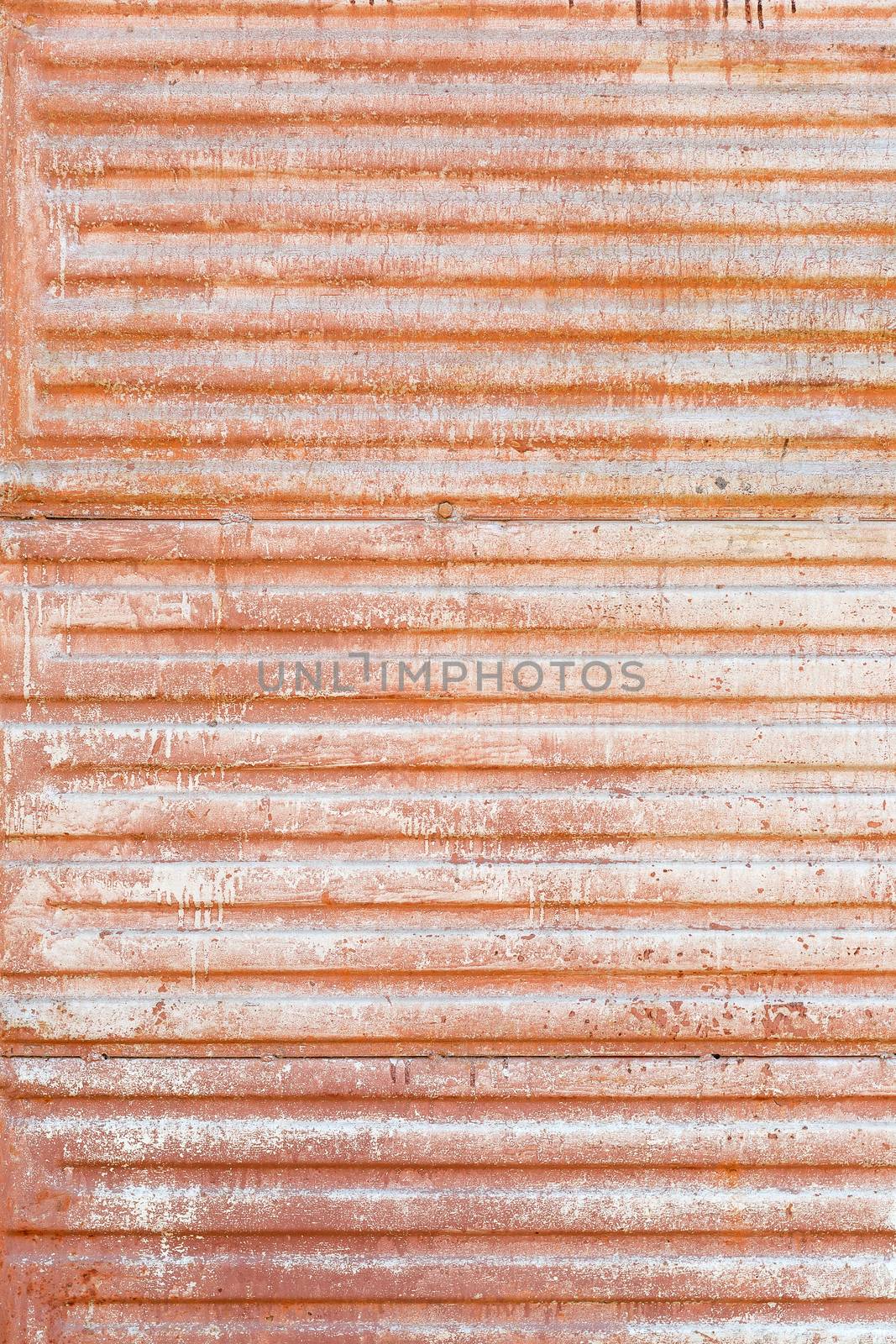 old grunge rusty zinc wall for textured background