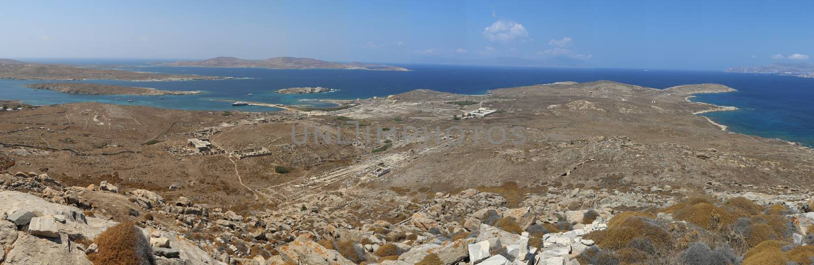 The island of Delos: an important archaeological site in Greece