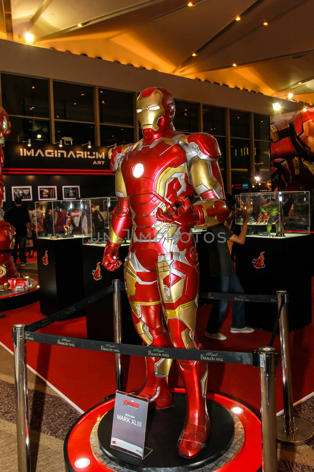 A model of the character Iron Man from the movies and comics by redthirteen