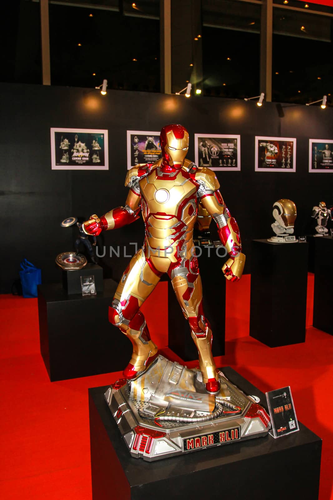 A model of the character Iron Man from the movies and comics by redthirteen