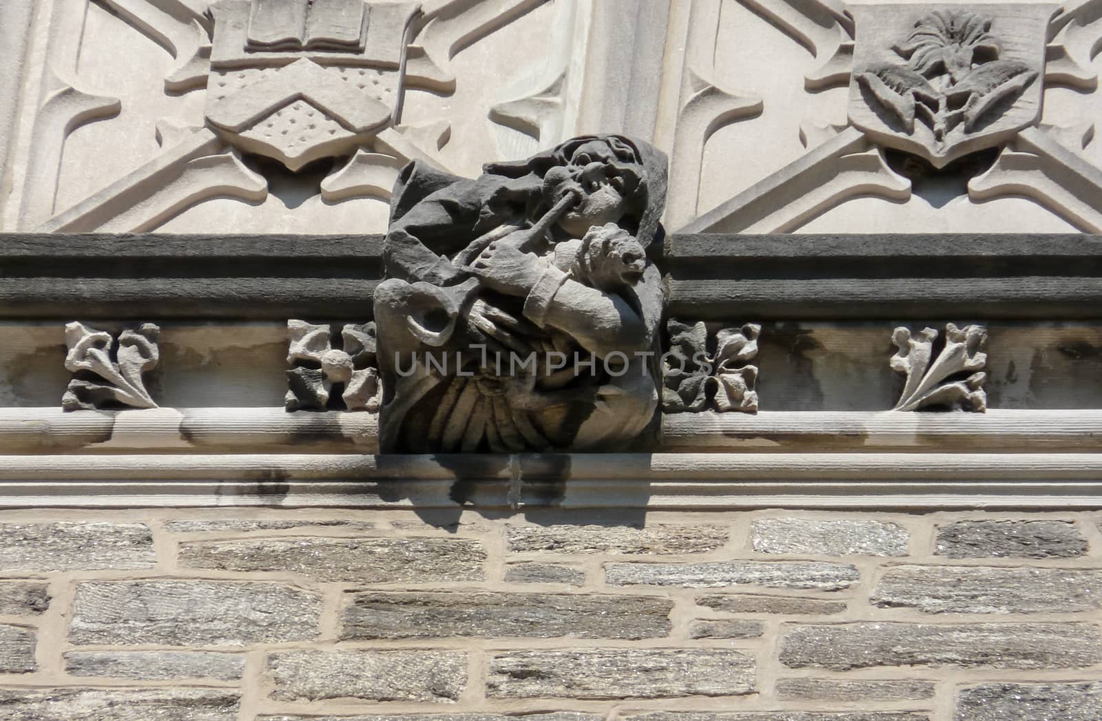 Famous Blair Arch at Princeton University campus - close up to relief by wit_gorski