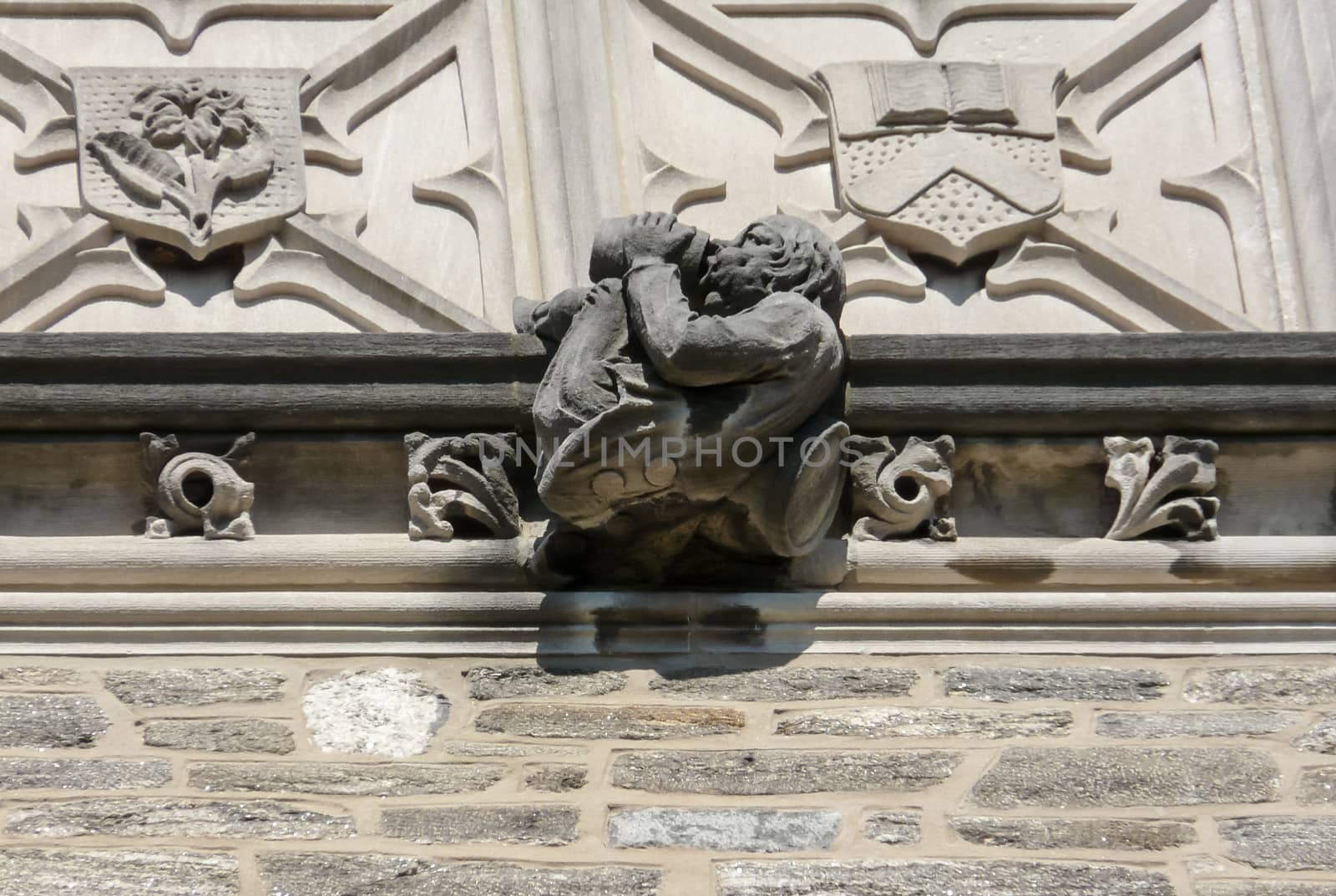 Famous Blair Arch at Princeton University campus - close up to relief by wit_gorski