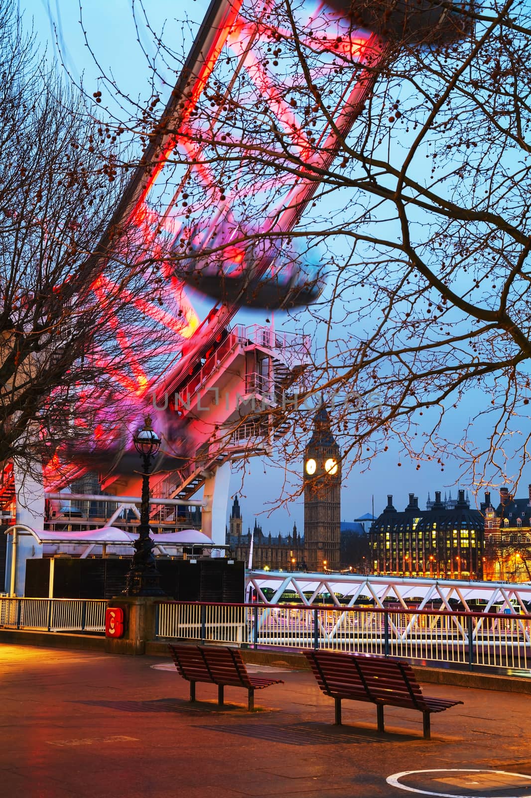 LONDON - APRIL 12: Overview of London with the Elizabeth Tower on April 12, 2015 in London, UK. The tower is officially known as the Elizabeth Tower, renamed as such to celebrate the Diamond Jubilee of Elizabeth II.