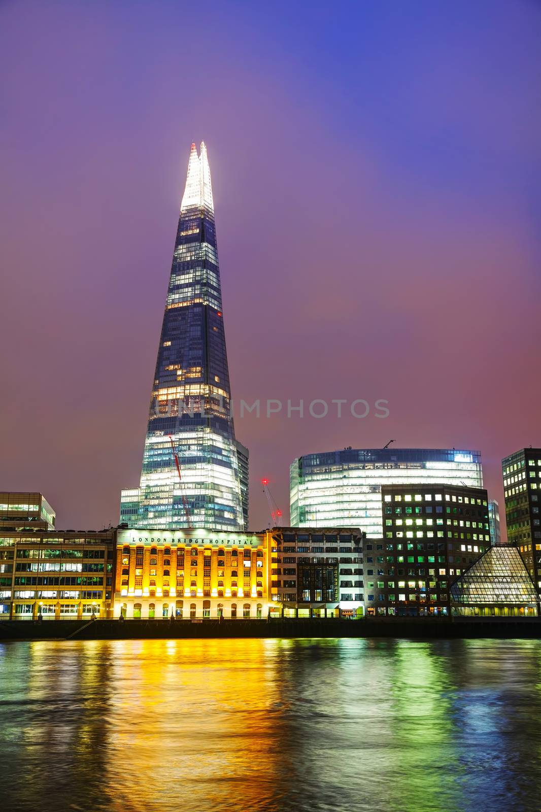 Overview of London with the Shard London Bridge by AndreyKr