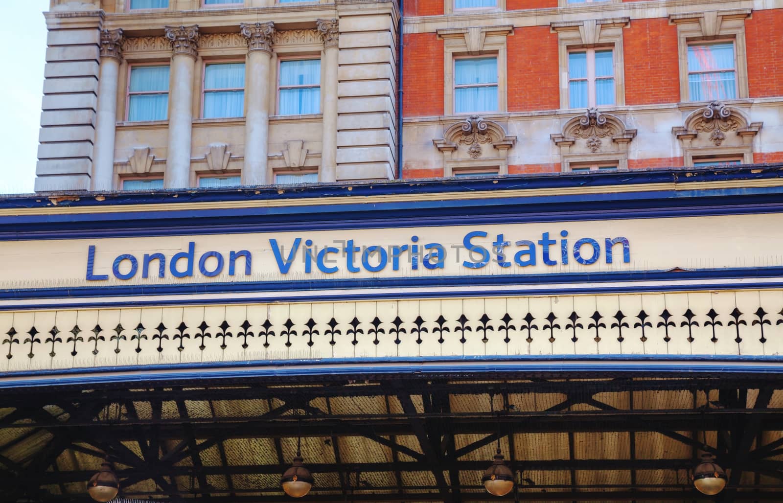 London Victoria station sign by AndreyKr