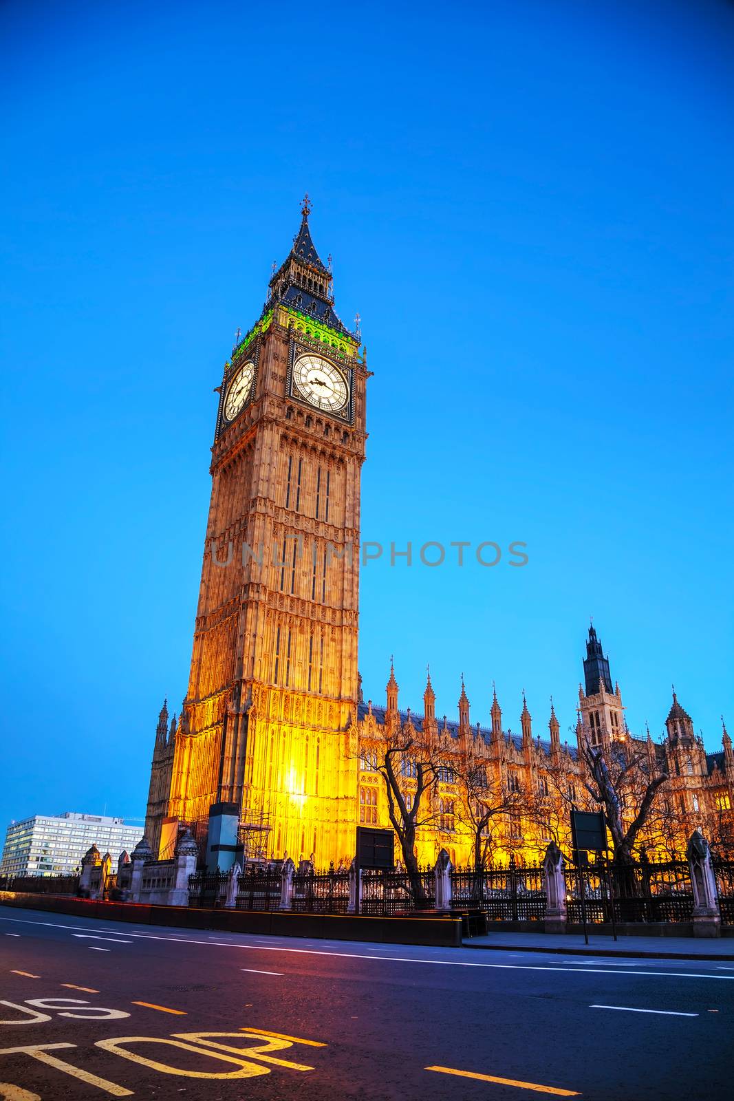 Elizabeth (Clock) tower in London by AndreyKr