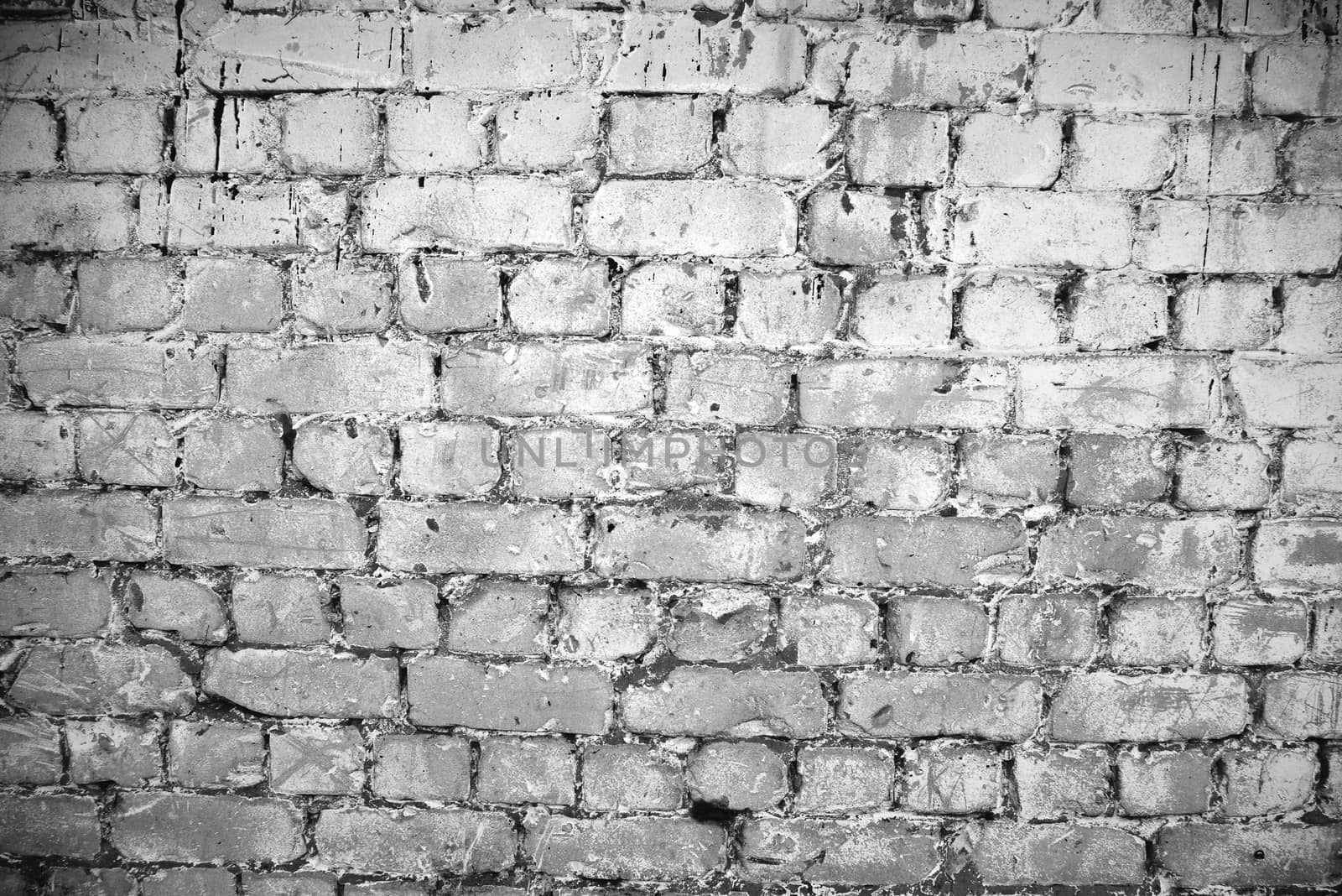 Vintage white background brickwall by H2Oshka