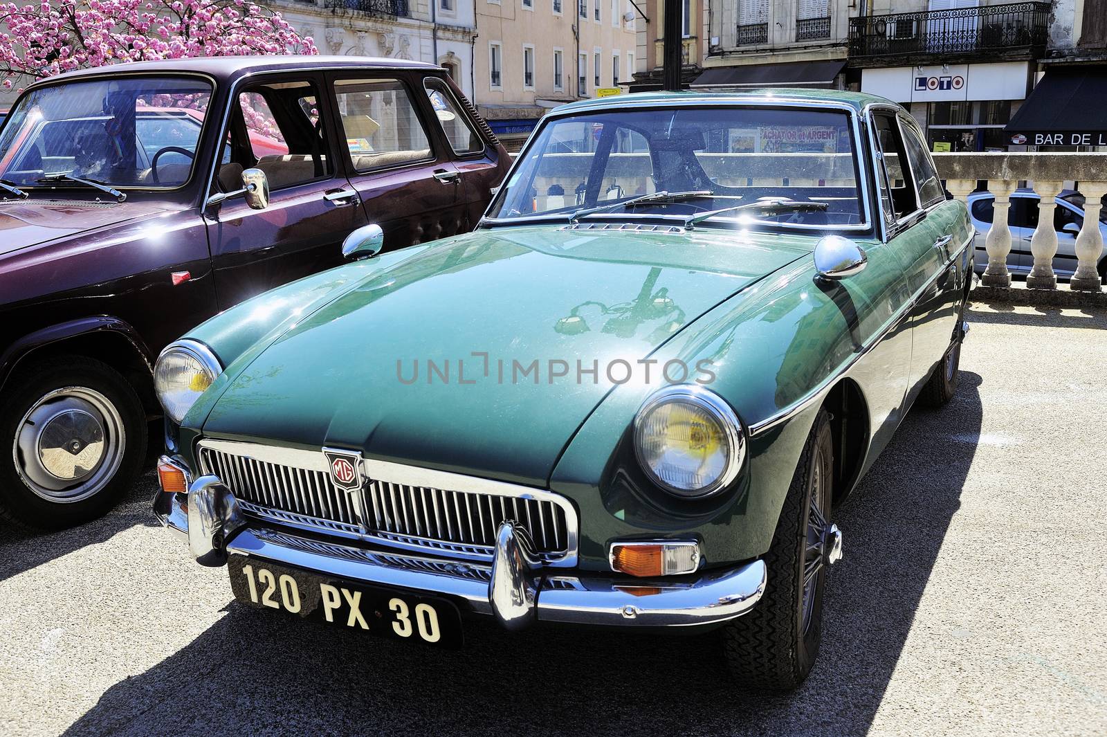 MG sports car of the 1950s by gillespaire