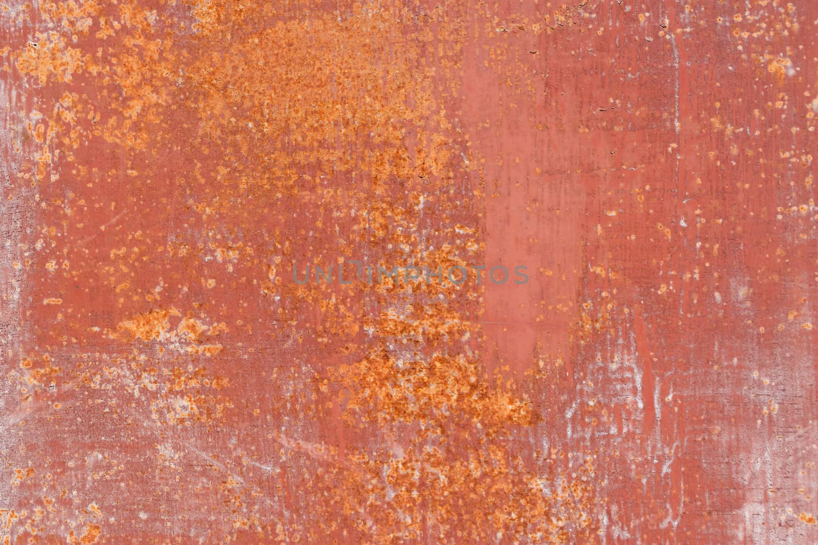 scratched orange metal surface by Chechotkin