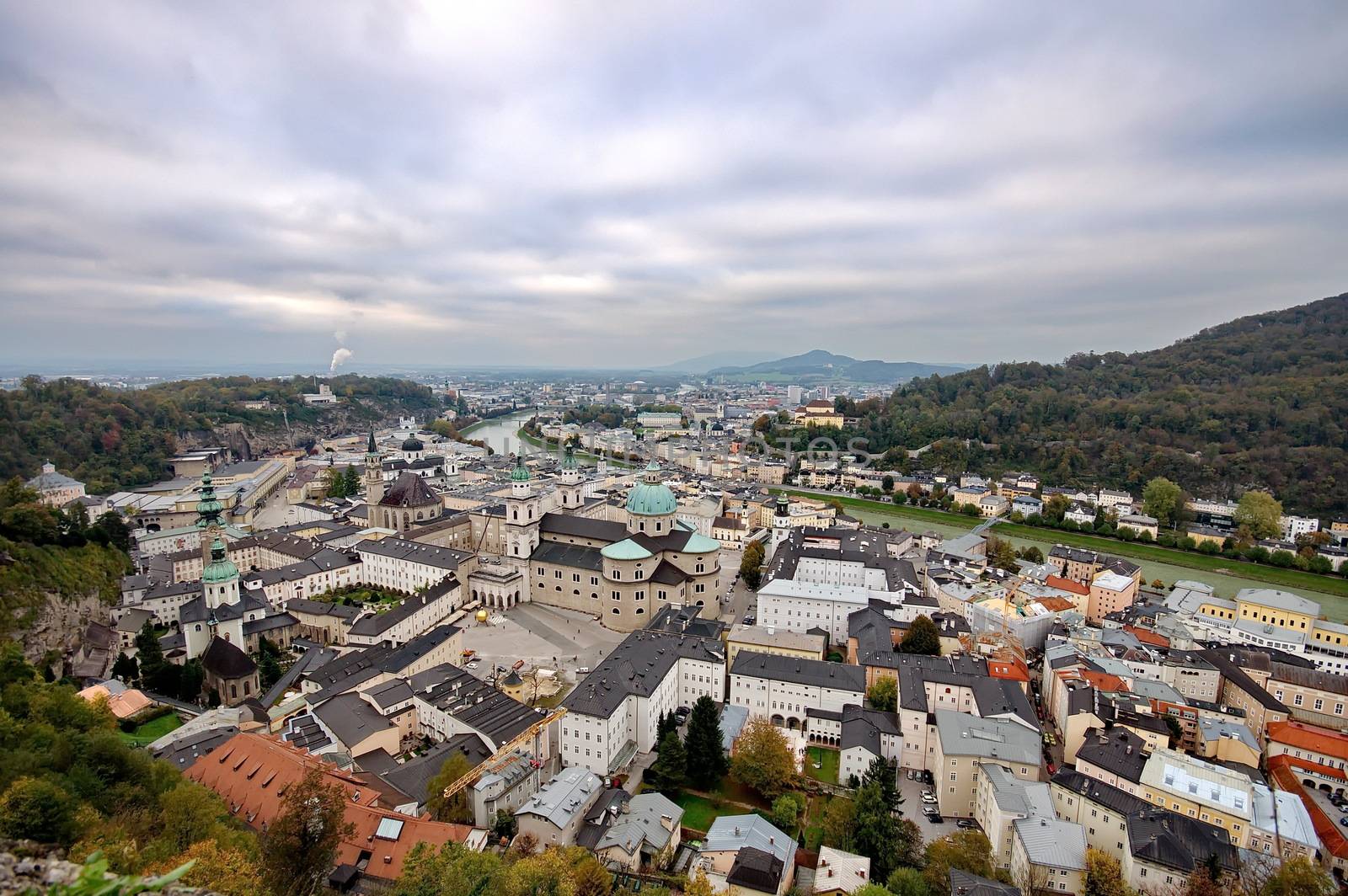 City of Salzburg from the fortress by anderm