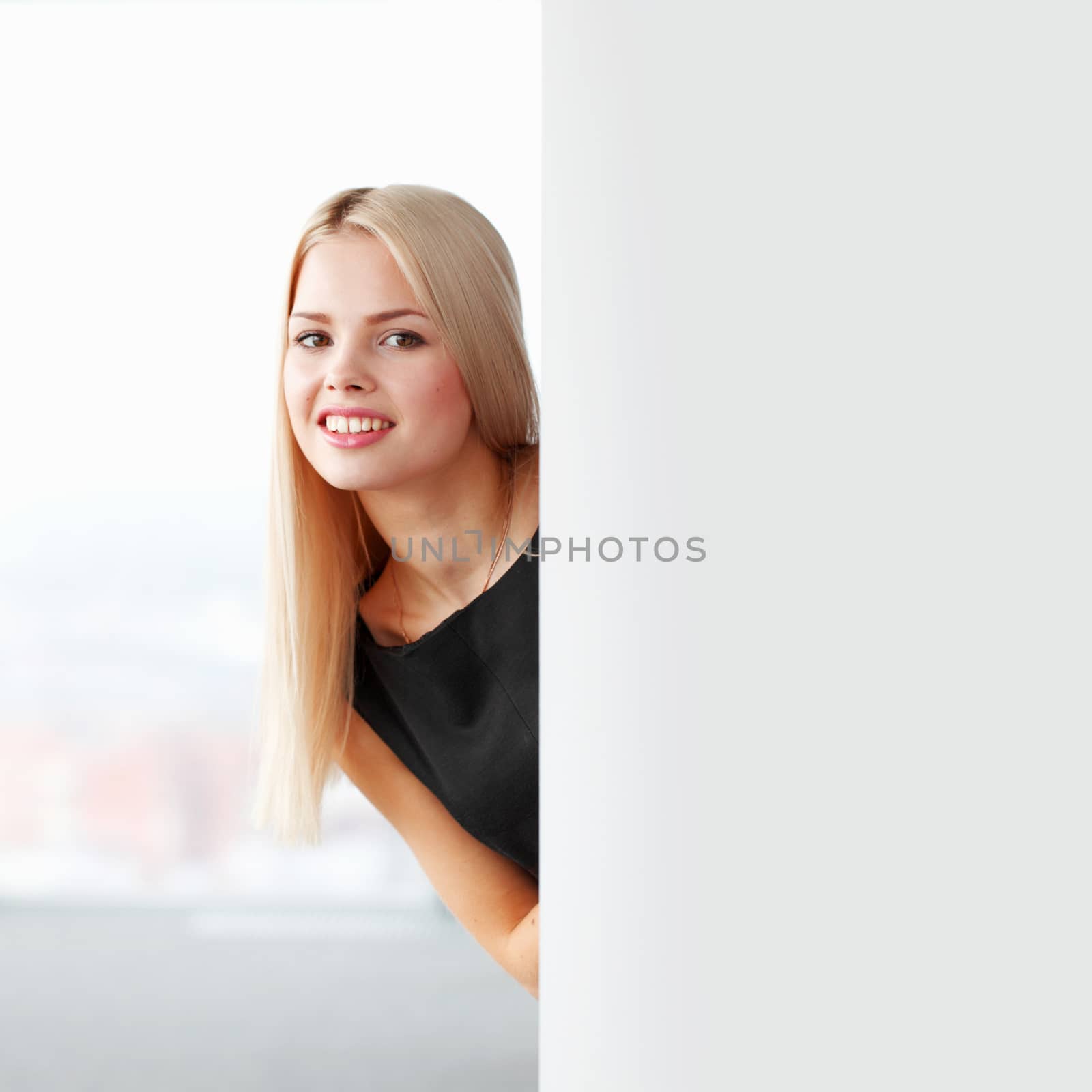 portrait of beautiful young businesswoman 