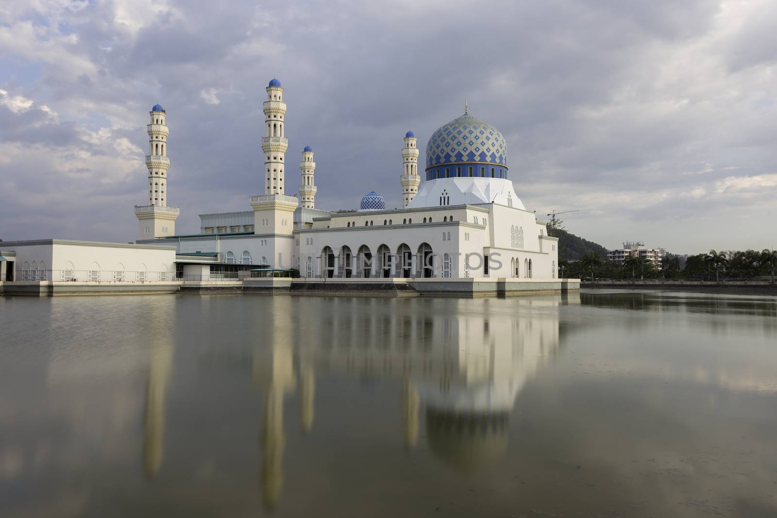 The Kota Kinabalu City Mosque is the second main mosque in Kota Kinabalu, Sabah, Malaysia, after State Mosque in Sembulan. As of June 2014 the head imam is Datuk Hajji Mokhtar Rapok.