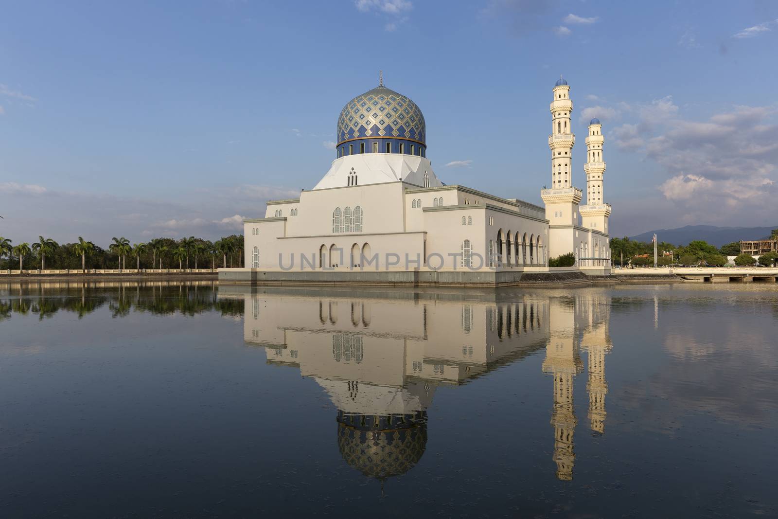 The Kota Kinabalu City Mosque is the second main mosque in Kota Kinabalu, Sabah, Malaysia, after State Mosque in Sembulan. As of June 2014 the head imam is Datuk Hajji Mokhtar Rapok.