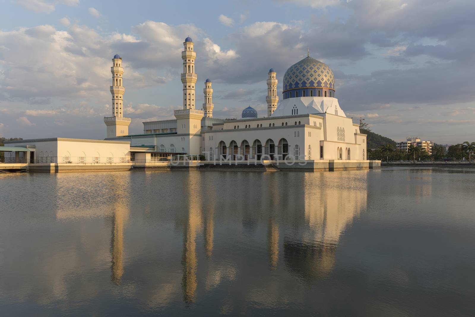 The Kota Kinabalu City Mosque is the second main mosque in Kota Kinabalu, Sabah, Malaysia, after State Mosque in Sembulan. As of June 2014 the head imam is Datuk Hajji Mokhtar Rapok.