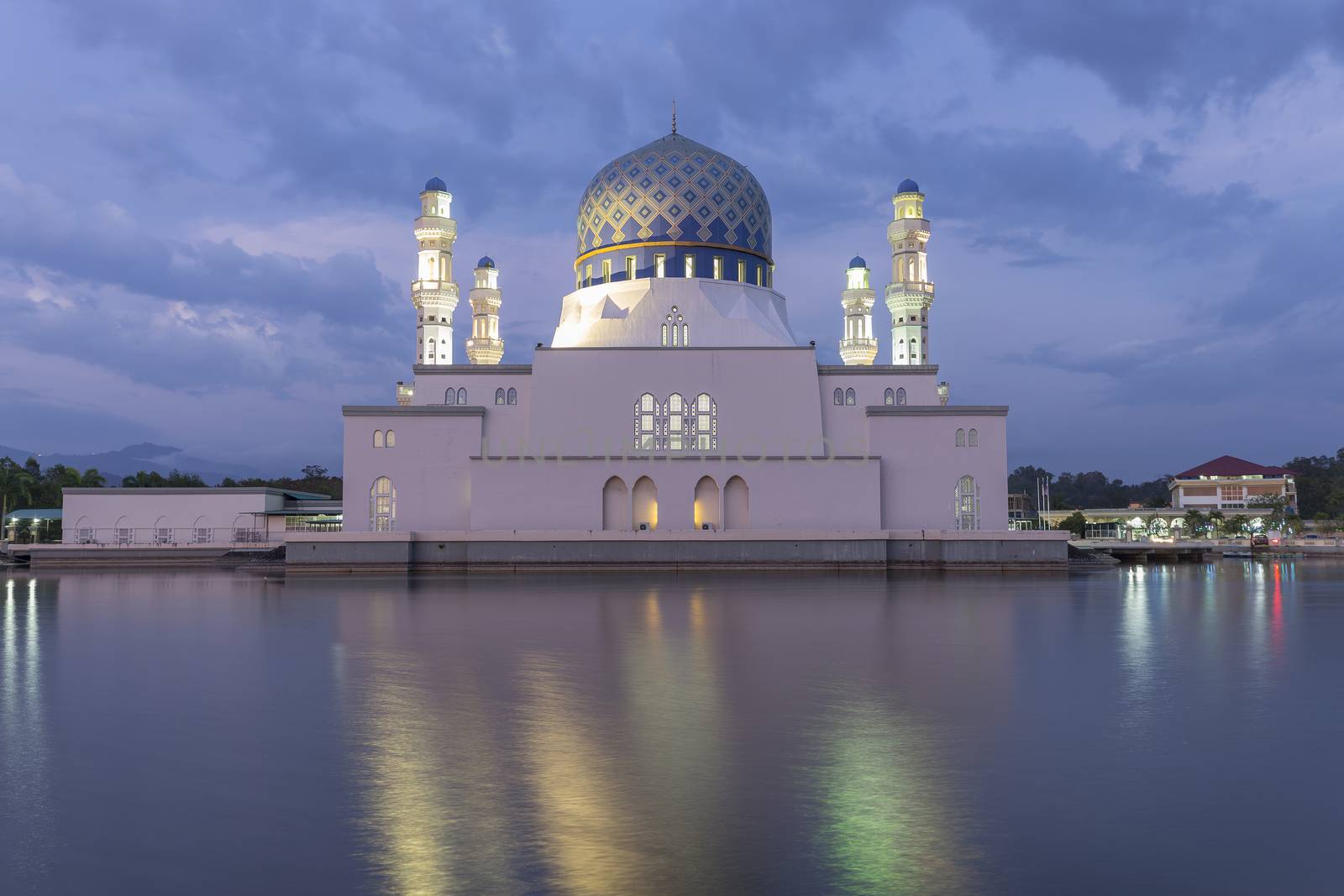 The Kota Kinabalu City Mosque is the second main mosque in Kota Kinabalu, Sabah, Malaysia, after State Mosque in Sembulan. As of June 2014 the head imam is Datuk Hajji Mokhtar Rapok.