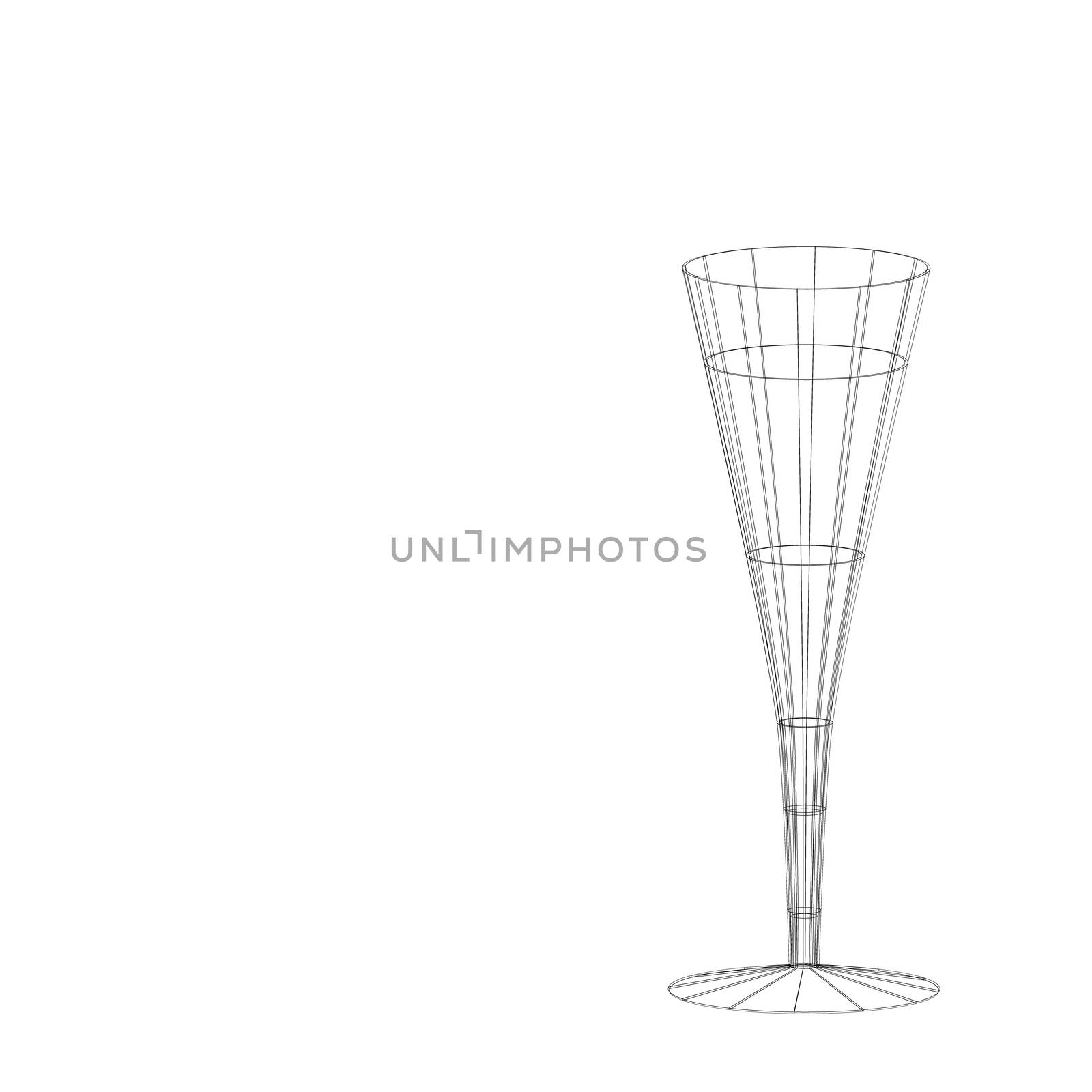 The stylized wine glass for fault  by H2Oshka