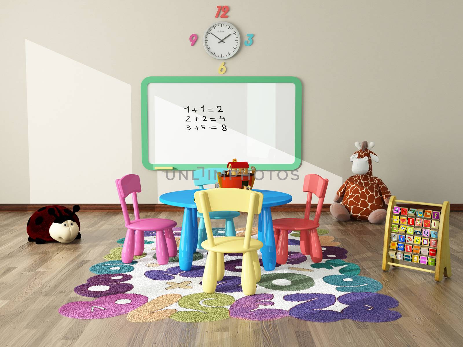 sweet interior decor render for kids room by sedat seven