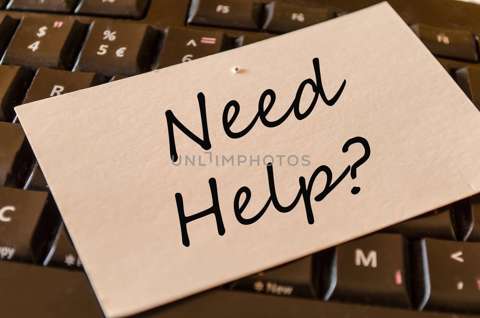 Need help Concept on black keyboard note