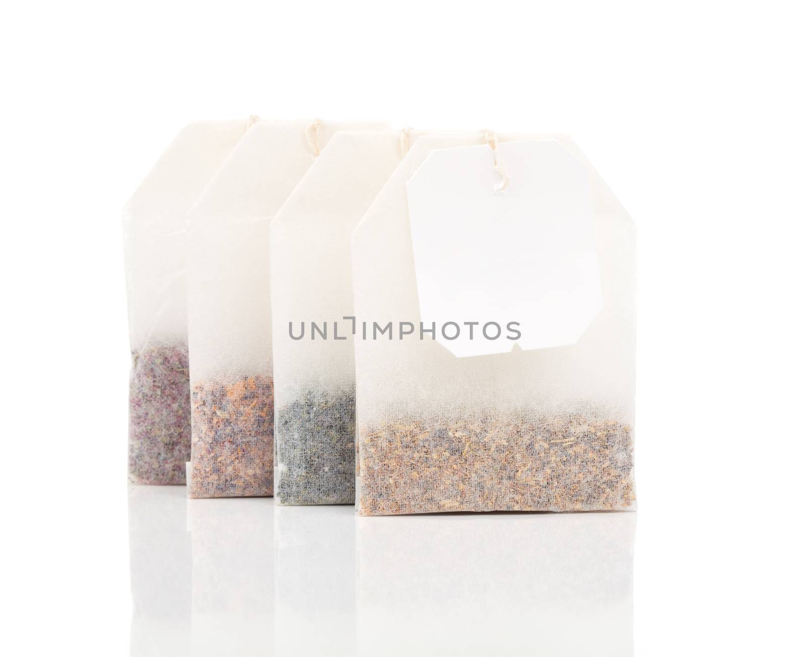 Tea Bags , isolated on white background by motorolka