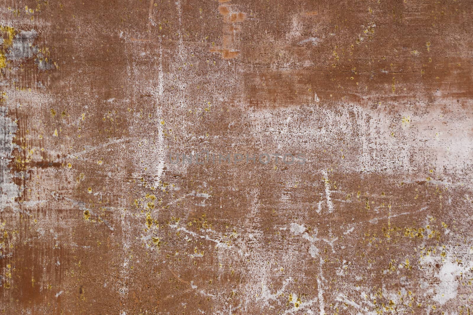 scratched brown metal surface by Chechotkin