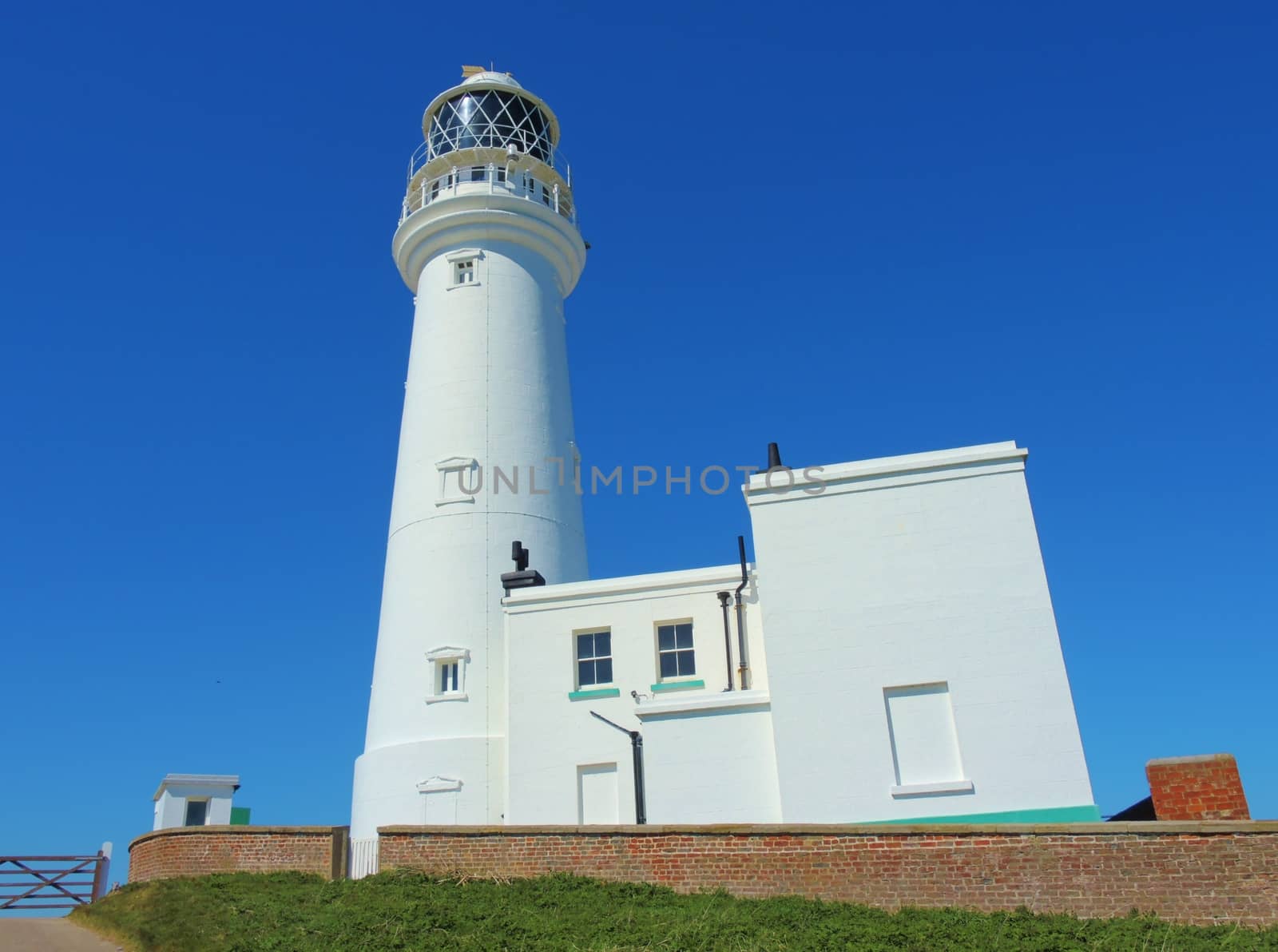 An image of the Lighthouse at Flamborough Head on the Yorkshire coast.