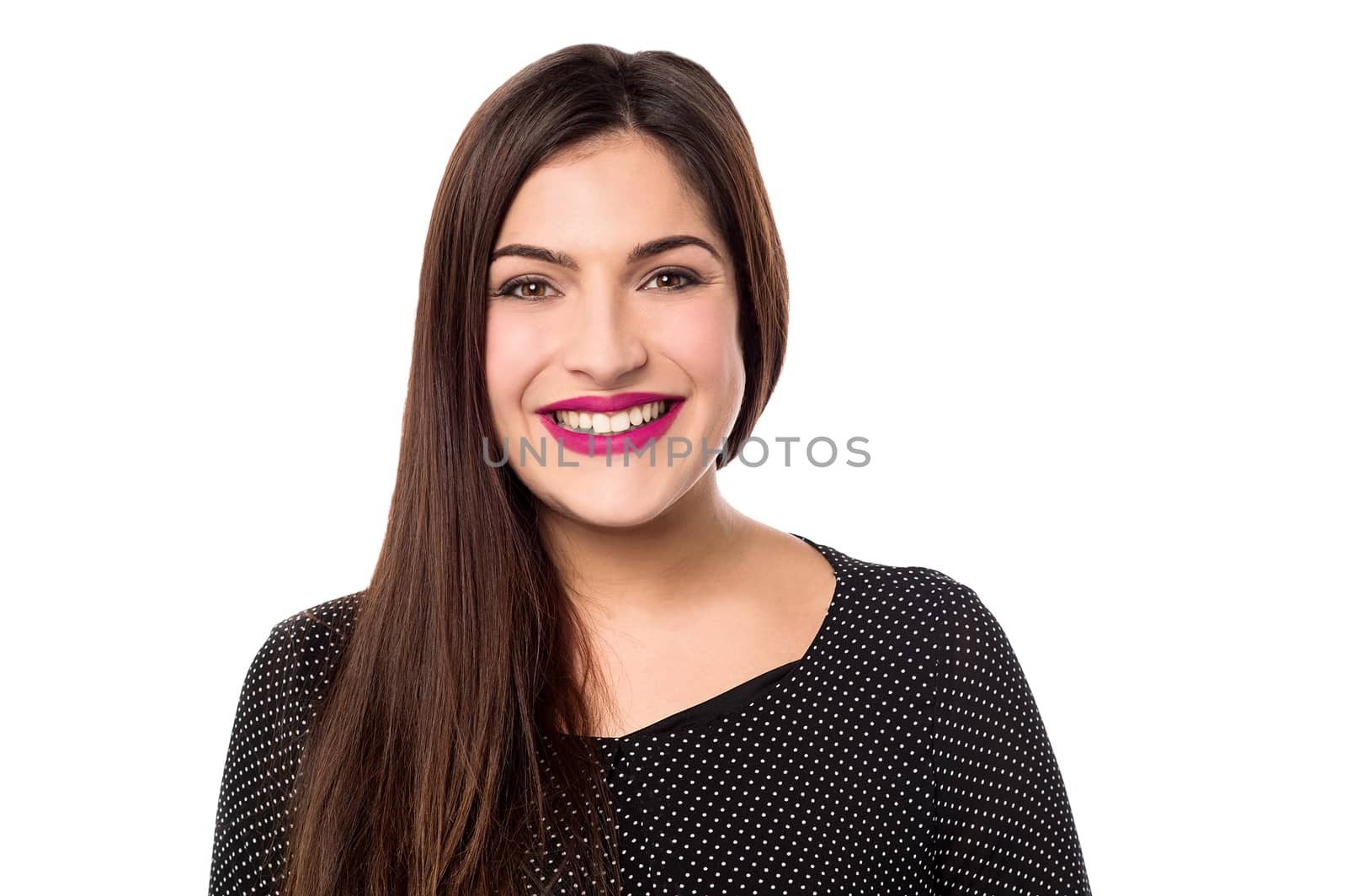 Smiling woman giving a casual look by stockyimages