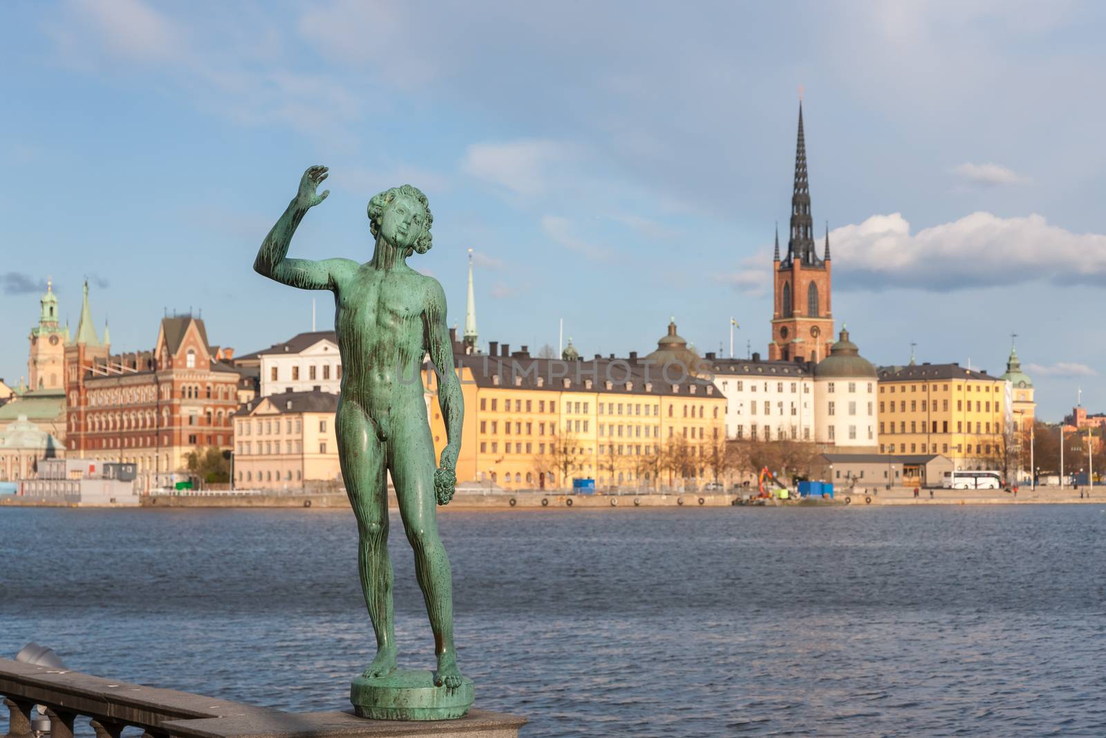 View over the old town -Gamla Stan- in Stockholm, Sweden