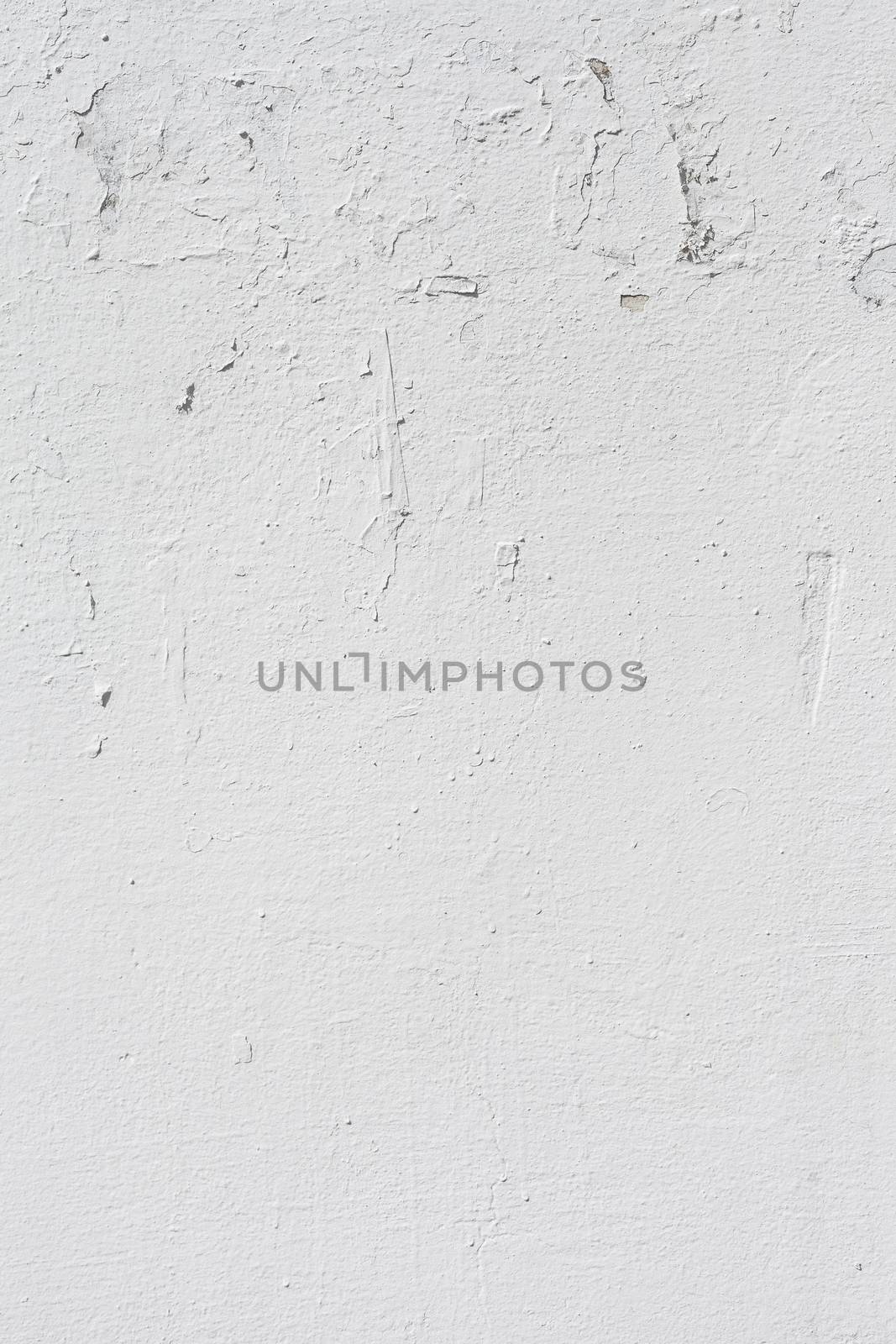 Grungy white concrete wall background by H2Oshka