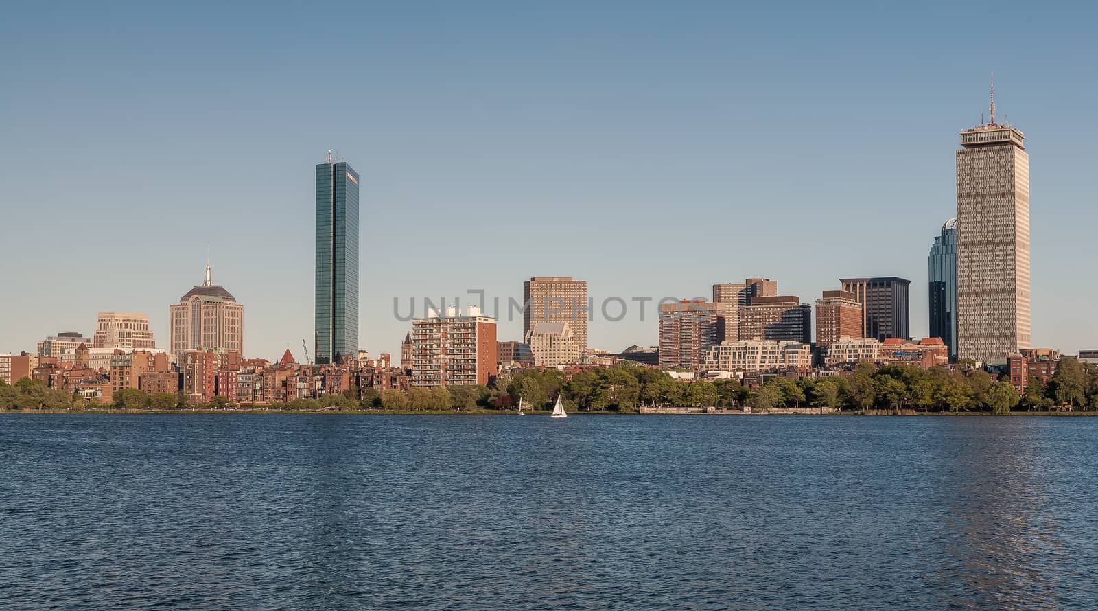 Skyline of Back Bay Boston, Massachusetts, USA