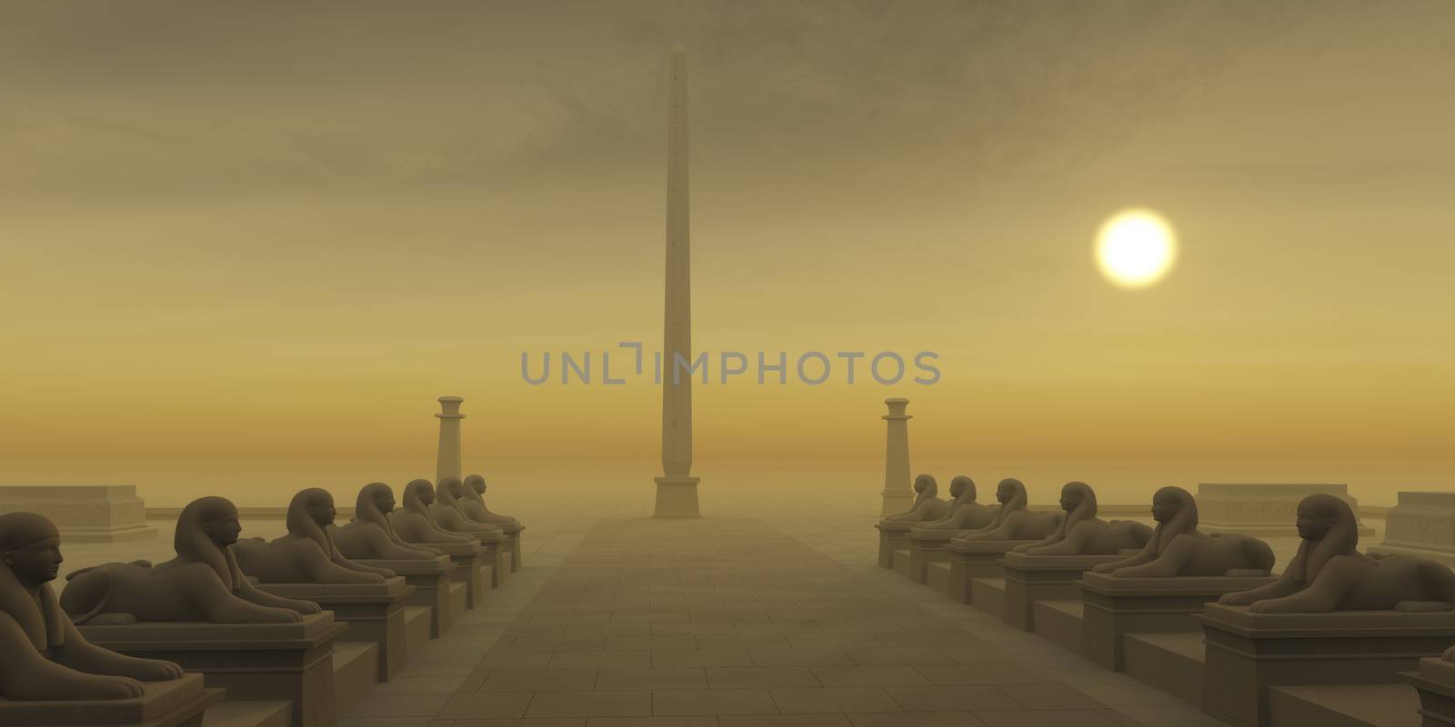 Egyptian Obelisk by Catmando