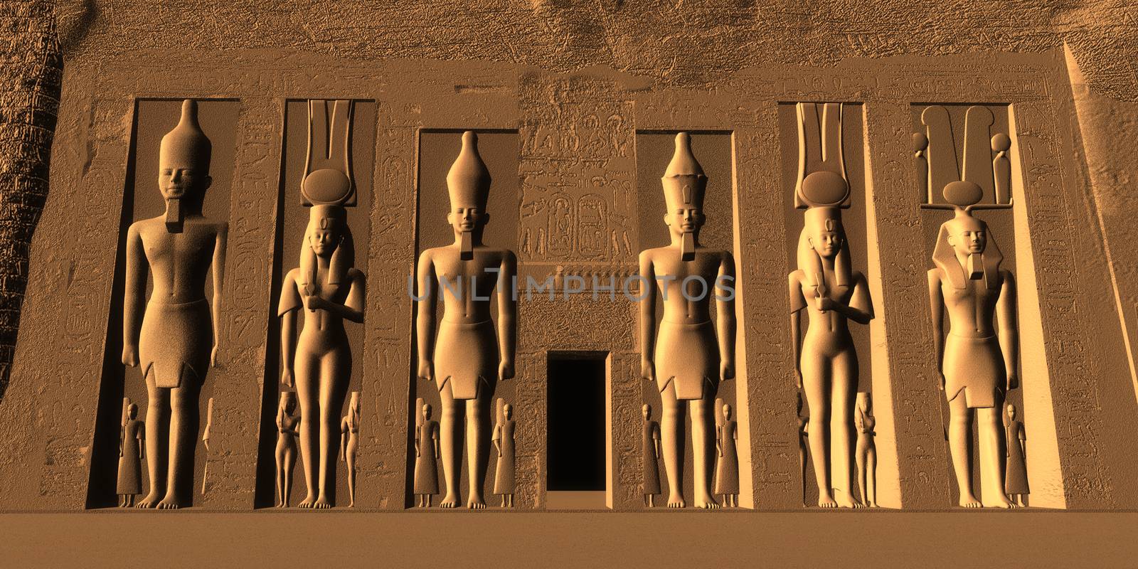 Temple of Nefertari by Catmando