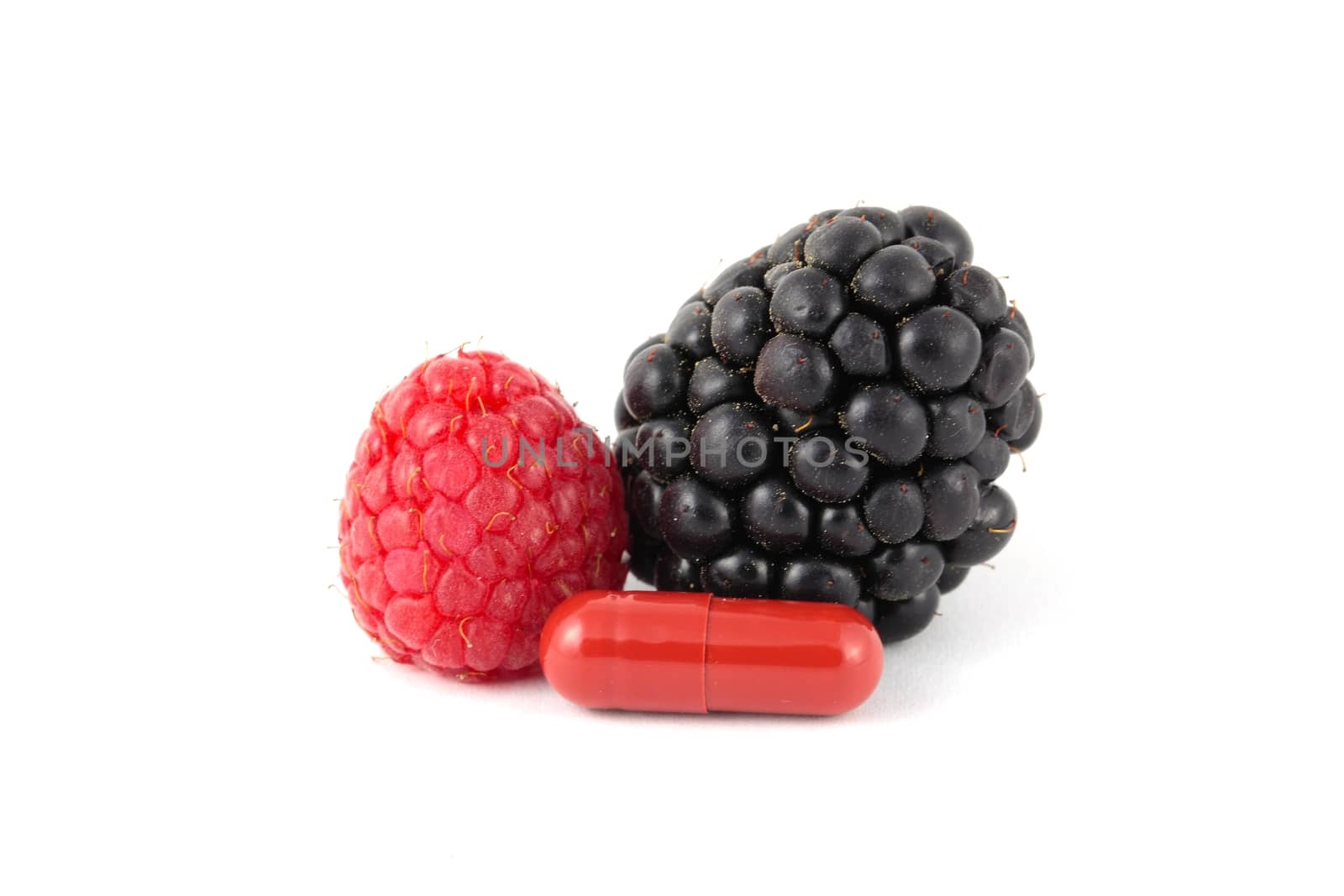 Rasp- and Blackberries with Medicine