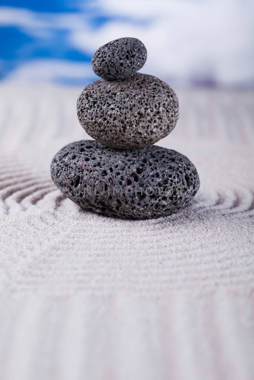 Still life, stone and zen, magical ambient atmosphere theme