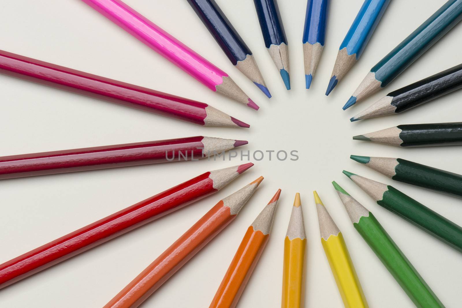 wooden colour pencils by Tofotografie