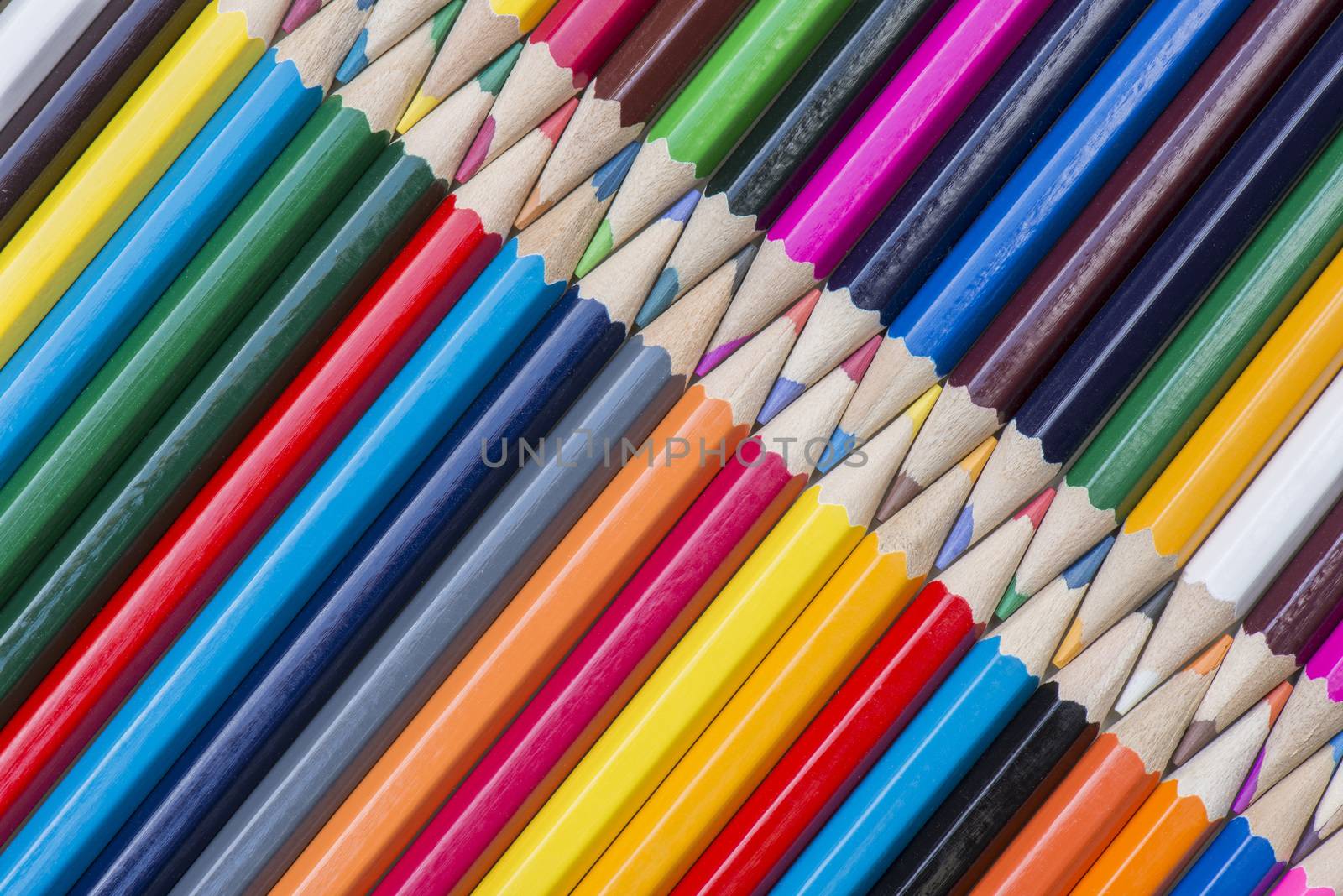 wooden colour pencils by Tofotografie