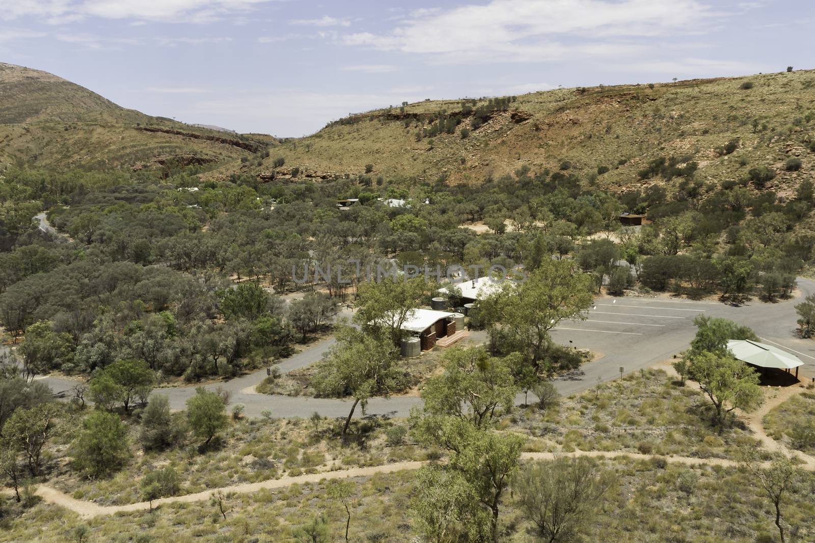 This photo was shot from Alice Springs which located in Northern Terrritory, Australia. This is the dry area of Australia. There are many of Aboriginals stay there.