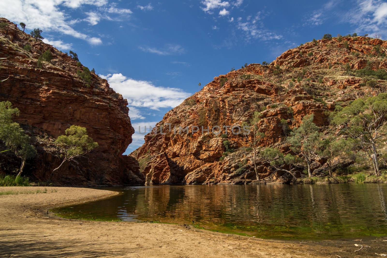 This photo was shot from Alice Springs which located in Northern Terrritory, Australia. This is the dry area of Australia. There are many of Aboriginals stay there.
