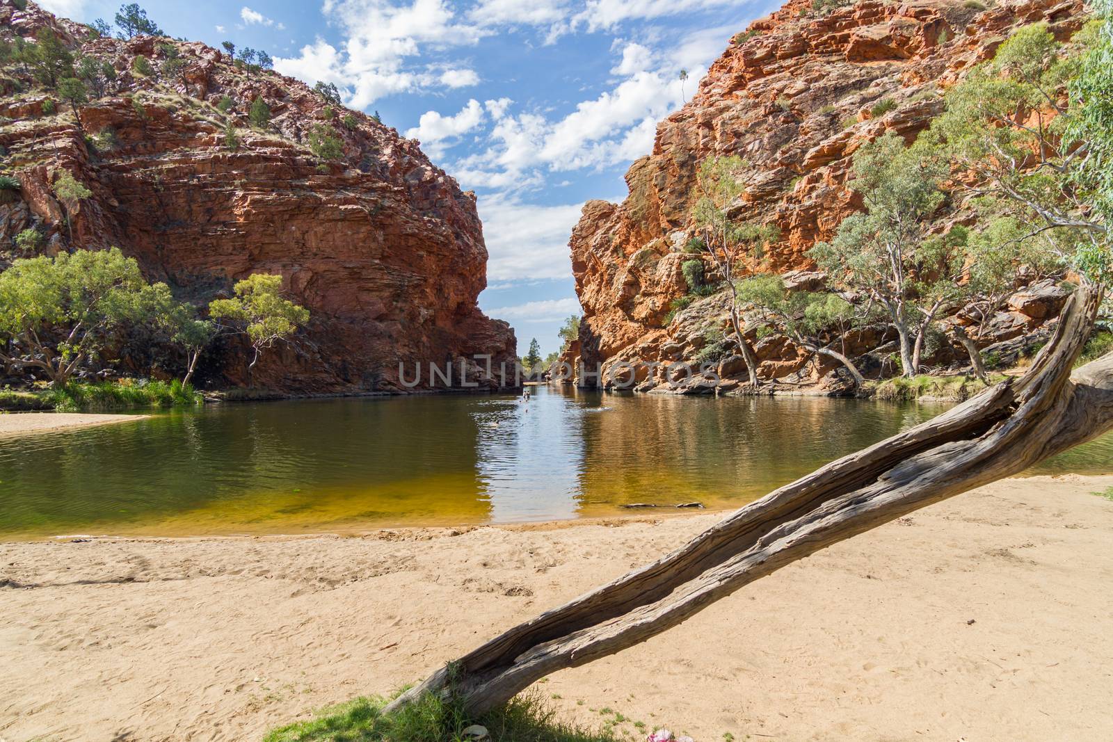 This photo was shot from Alice Springs which located in Northern Terrritory, Australia. This is the dry area of Australia. There are many of Aboriginals stay there.