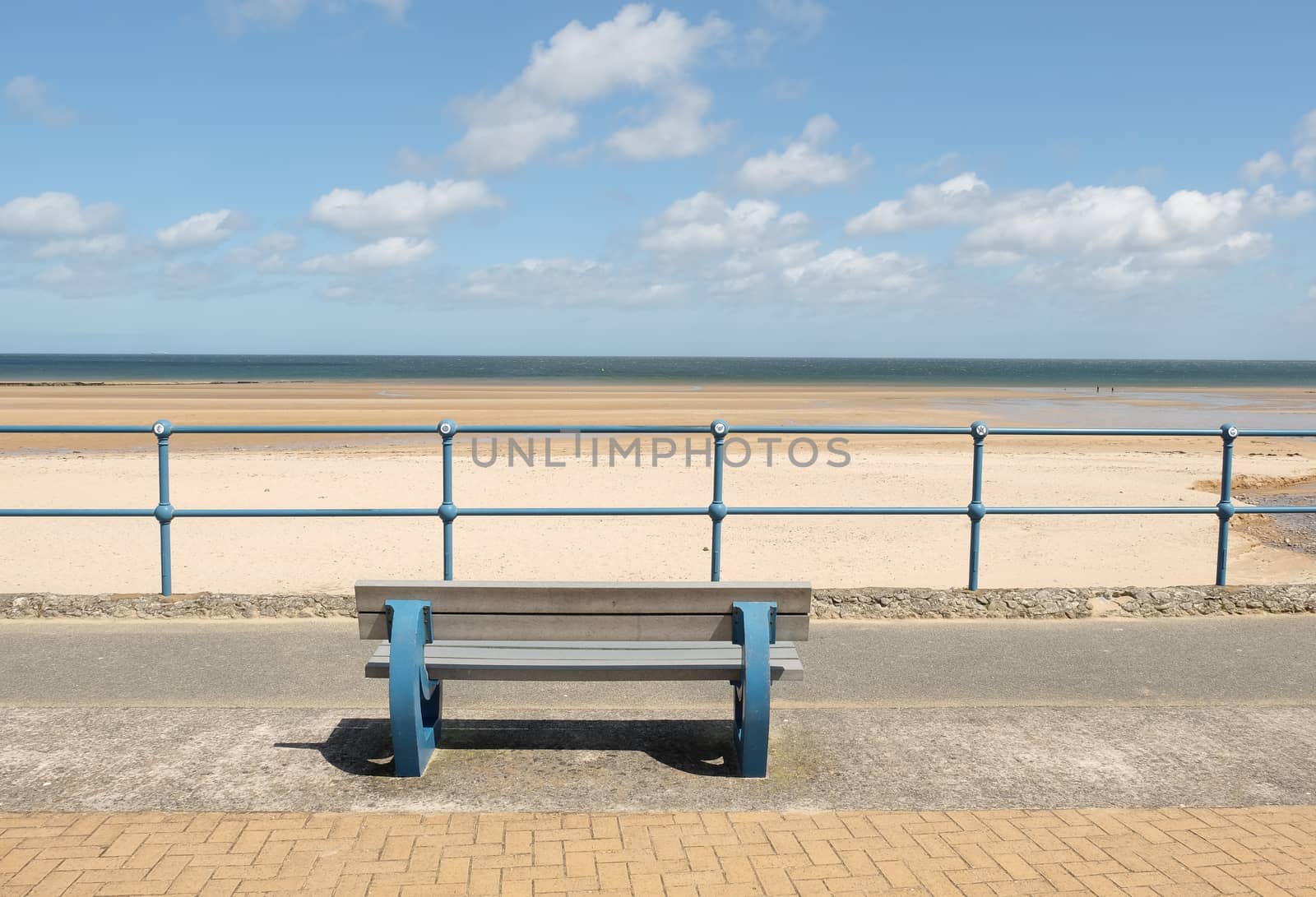 Bench, beach view. by richsouthwales