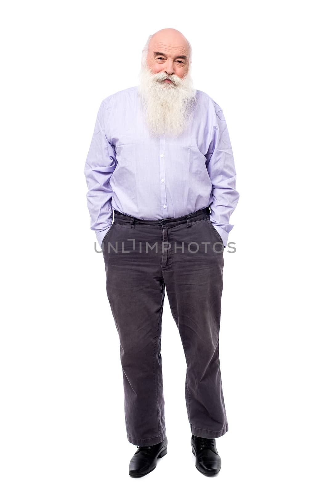 Full length shot of an old man