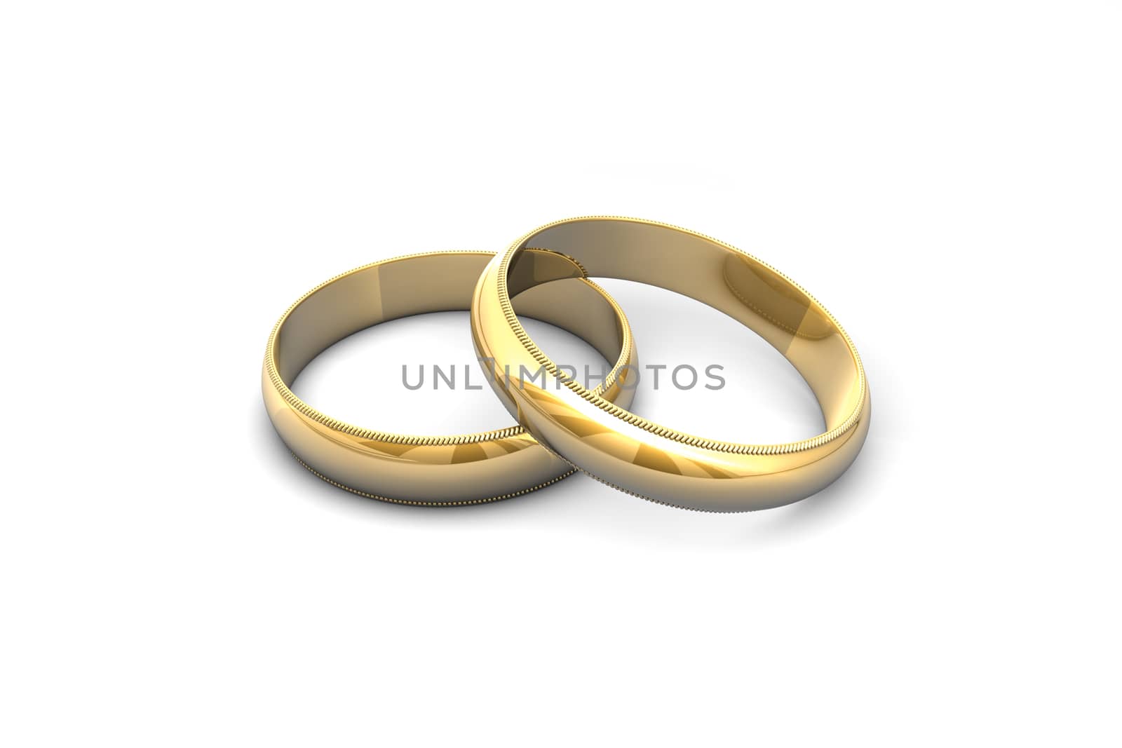 Gold wedding rings.  by 800