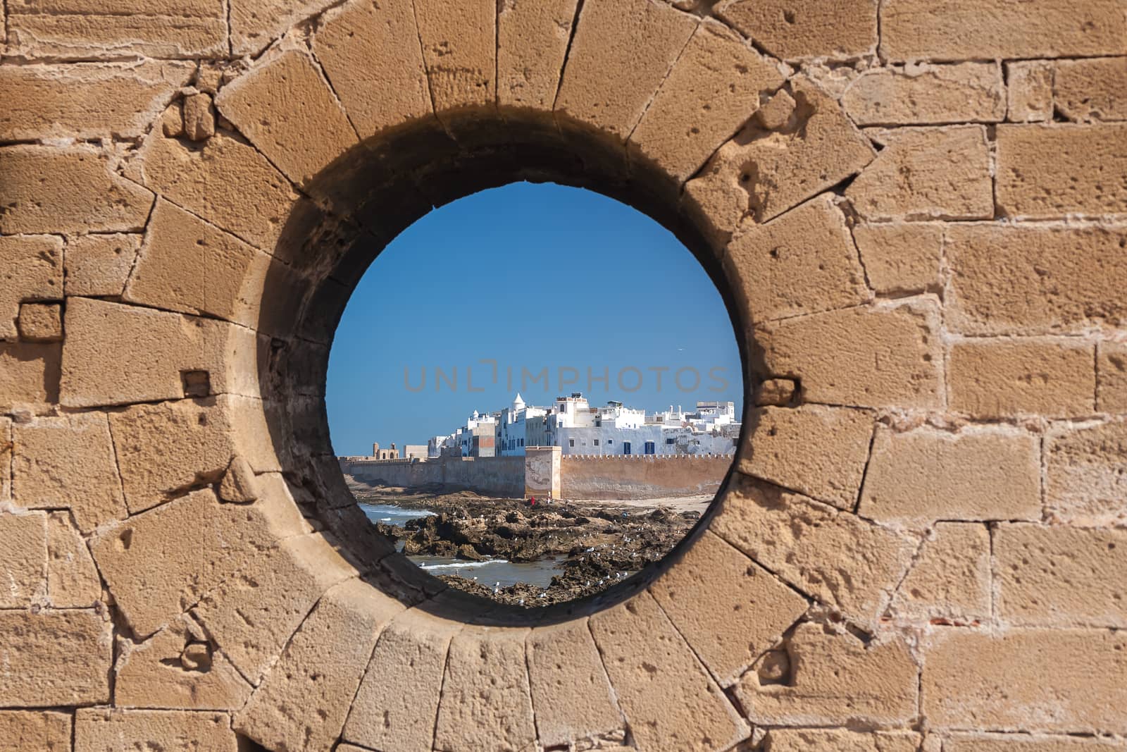 ESSAOUIRA, MOROCCO -  town of Essaouira circa.  fortress by master1305