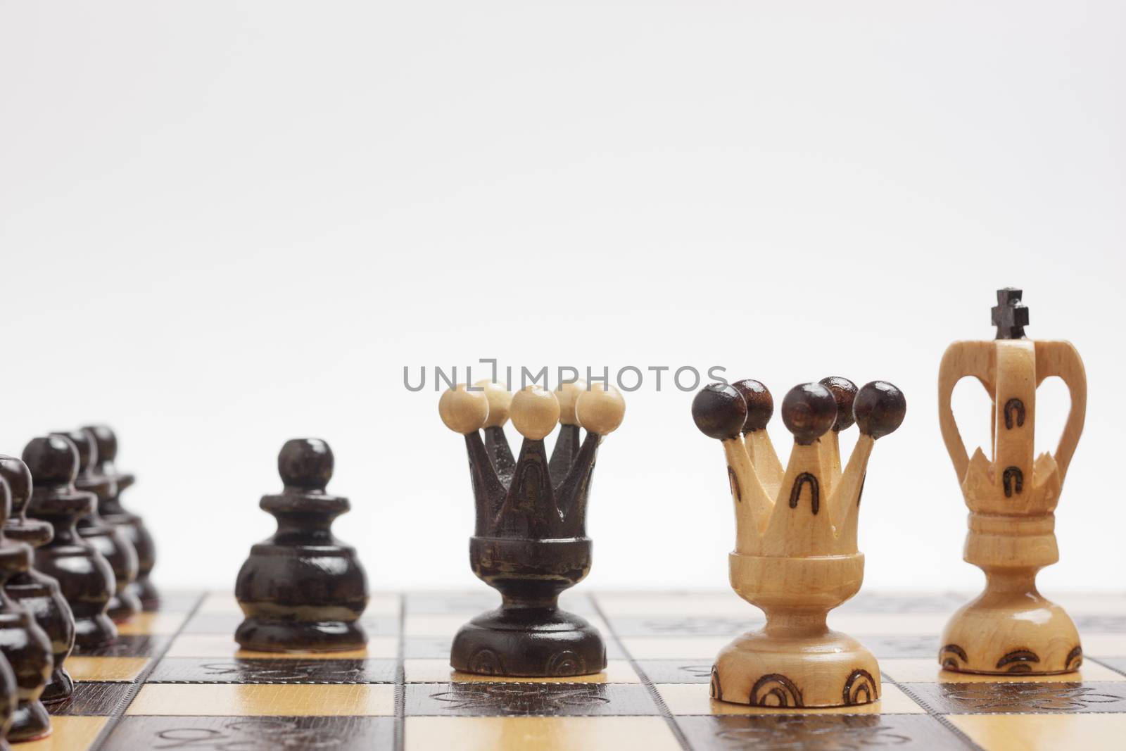 Strategy and tactics in a game of chess by mailos