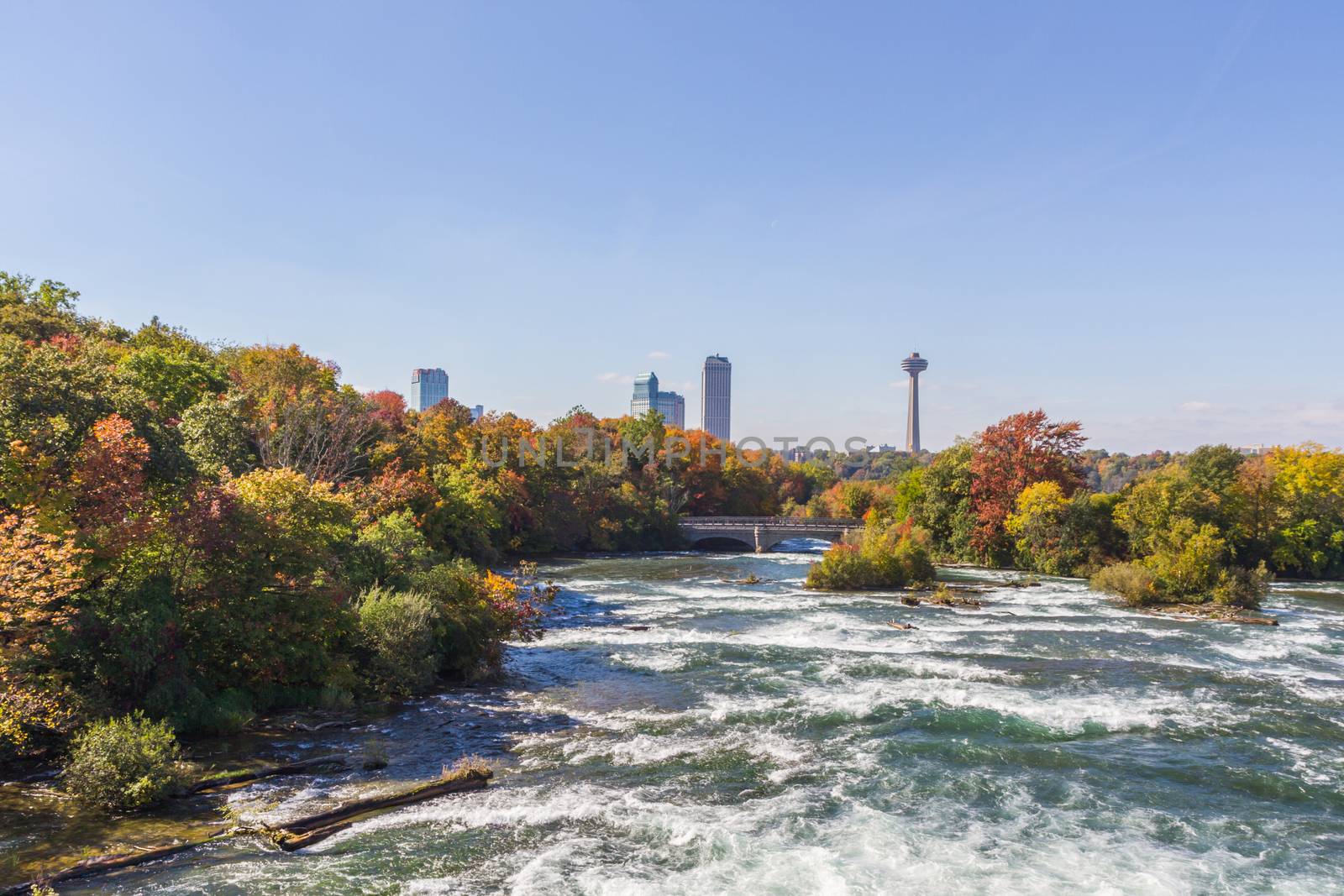 Niagara Falls in autumn, USA