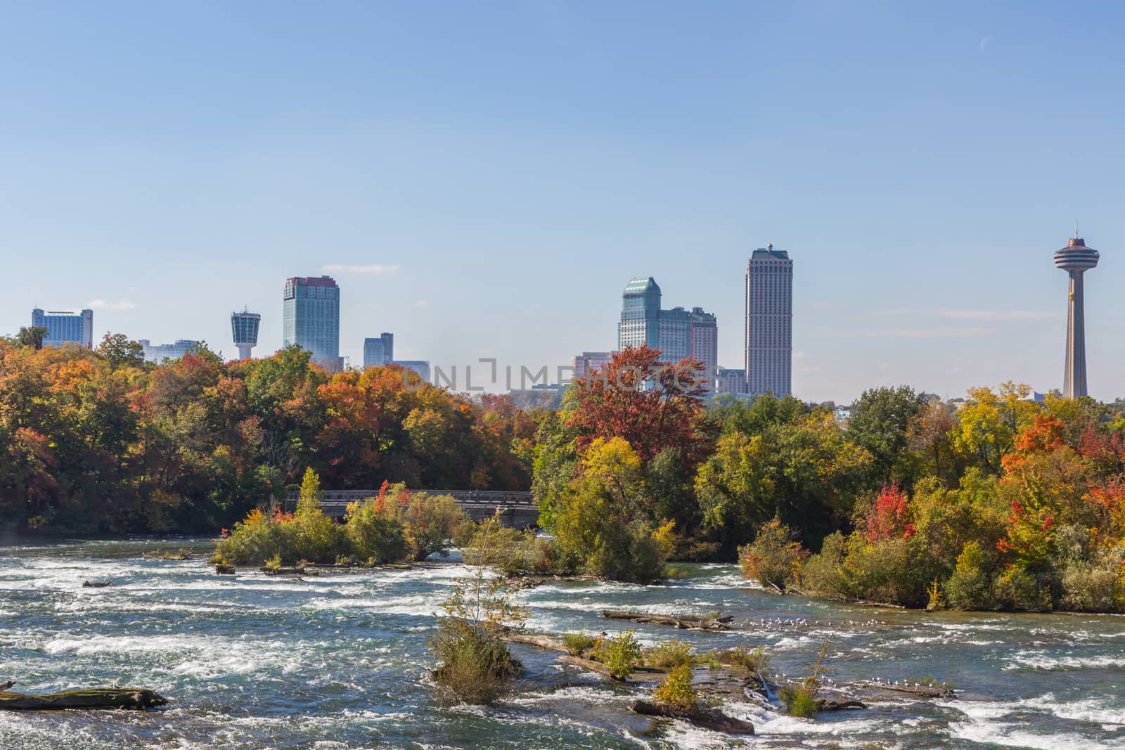 Niagara Falls in autumn, USA